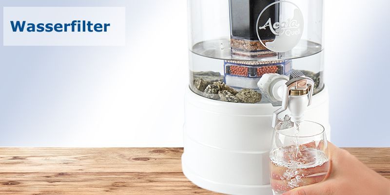 Acala Wasserfilter - Screenshot Website