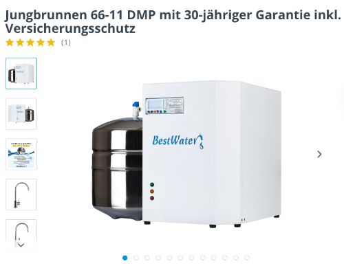 Osmoseanlage Jungbrunnen 66-11 DMP - Screenshot von Website