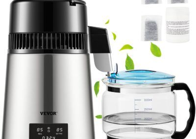 Die Kanne kann 3 Liter Wasser aufnehmen